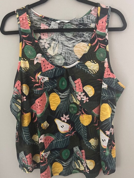 Reitmans Tops - Reitmans Summer Fruit Tank Top, Size 2x